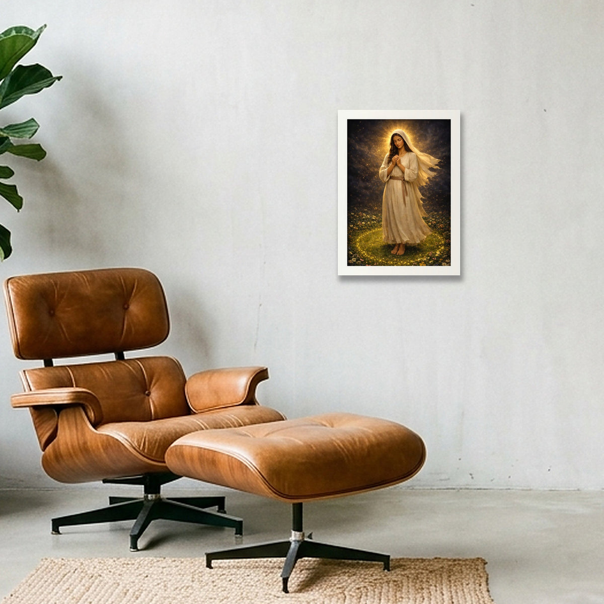 The Ray of Hope — A4 (21×30cm, 8×12") White Frame