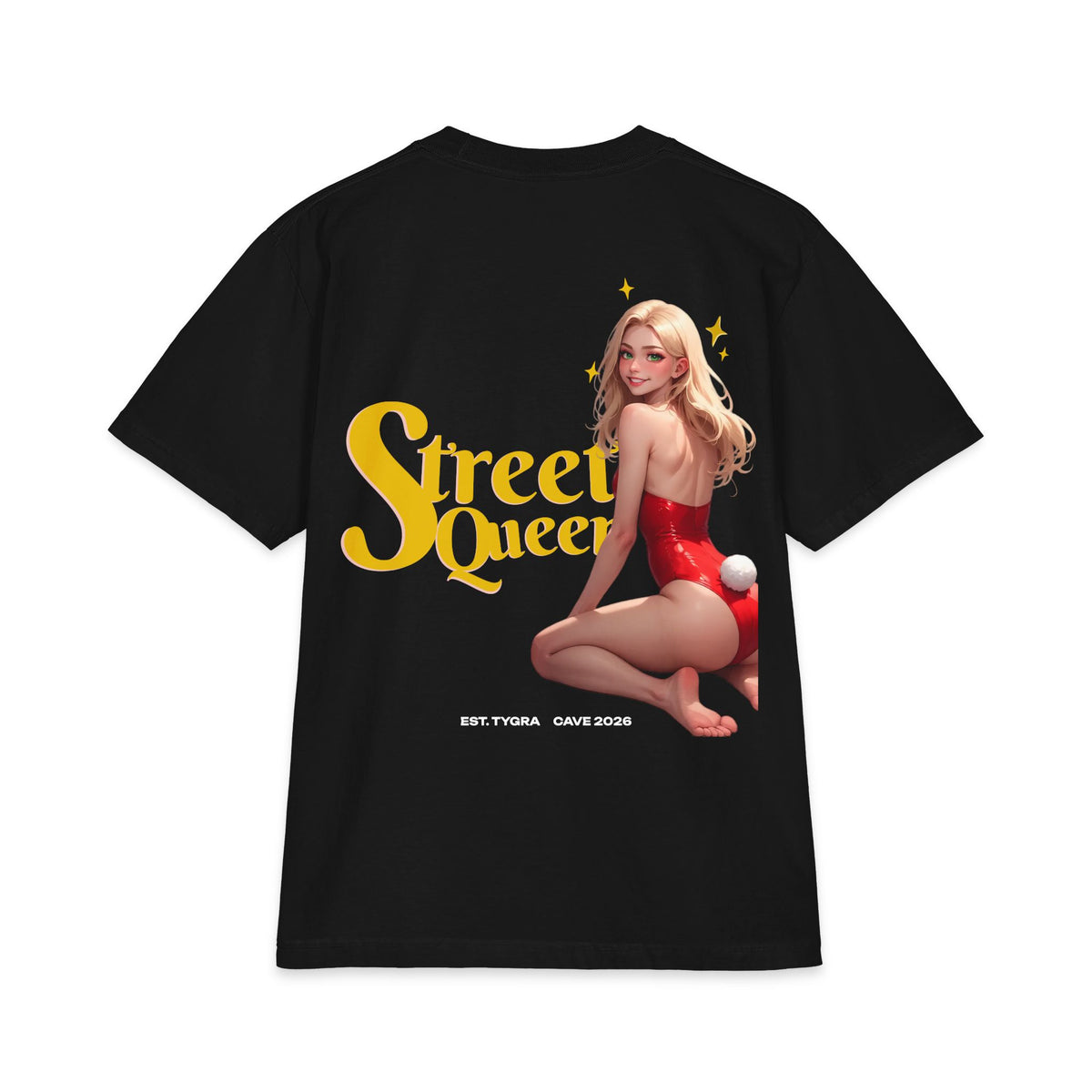 Street Queen T‑Shirt — Retro Pinup Graphic Tee