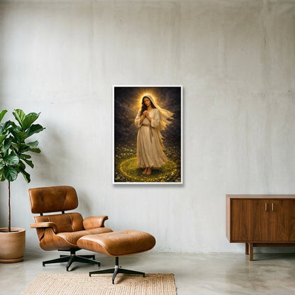 The Ray of Hope — 70×100cm, 28×39" White Frame