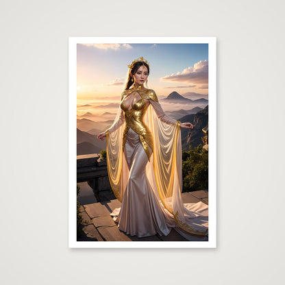 Majesty in Gold — 70×100cm, 28×39" Print only