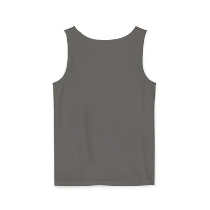 Tank Top - Cute Character & Script Graphic Beach Babe Tank