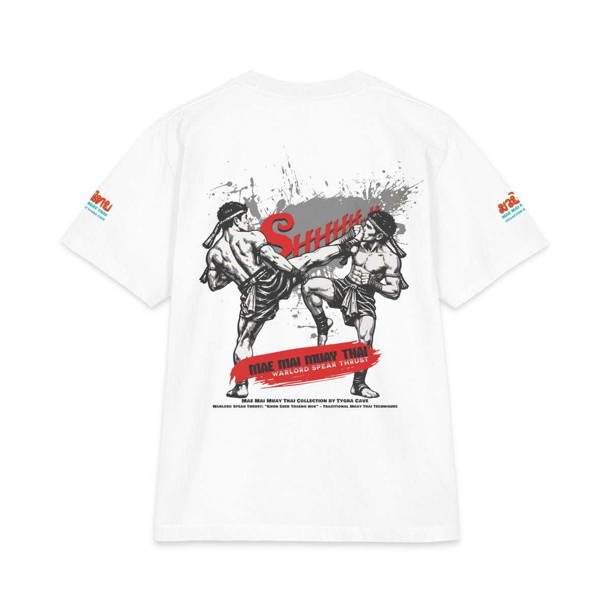 [Limited Edition]Tygra Cave - Warlord Spear Thrust  "Khun Suek Thaeng Hok" by Tygra Cave | Traditional Thai Martial Arts Streetwear