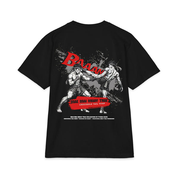 Tygra Cave - Crocodile Tail Whip "Chorake Fat Hang" Heavyweight Muay Thai T-Shirt