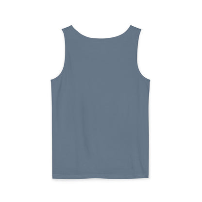 Tank Top - Cute Character & Script Graphic Beach Babe Tank