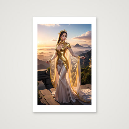 Majesty in Gold — 40×60cm, 16×24" Print only