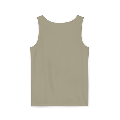 Tank Top - Cute Character & Script Graphic Beach Babe Tank