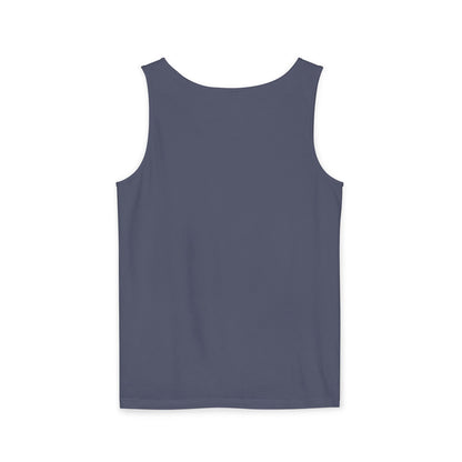 Tank Top - Cute Character & Script Graphic Beach Babe Tank